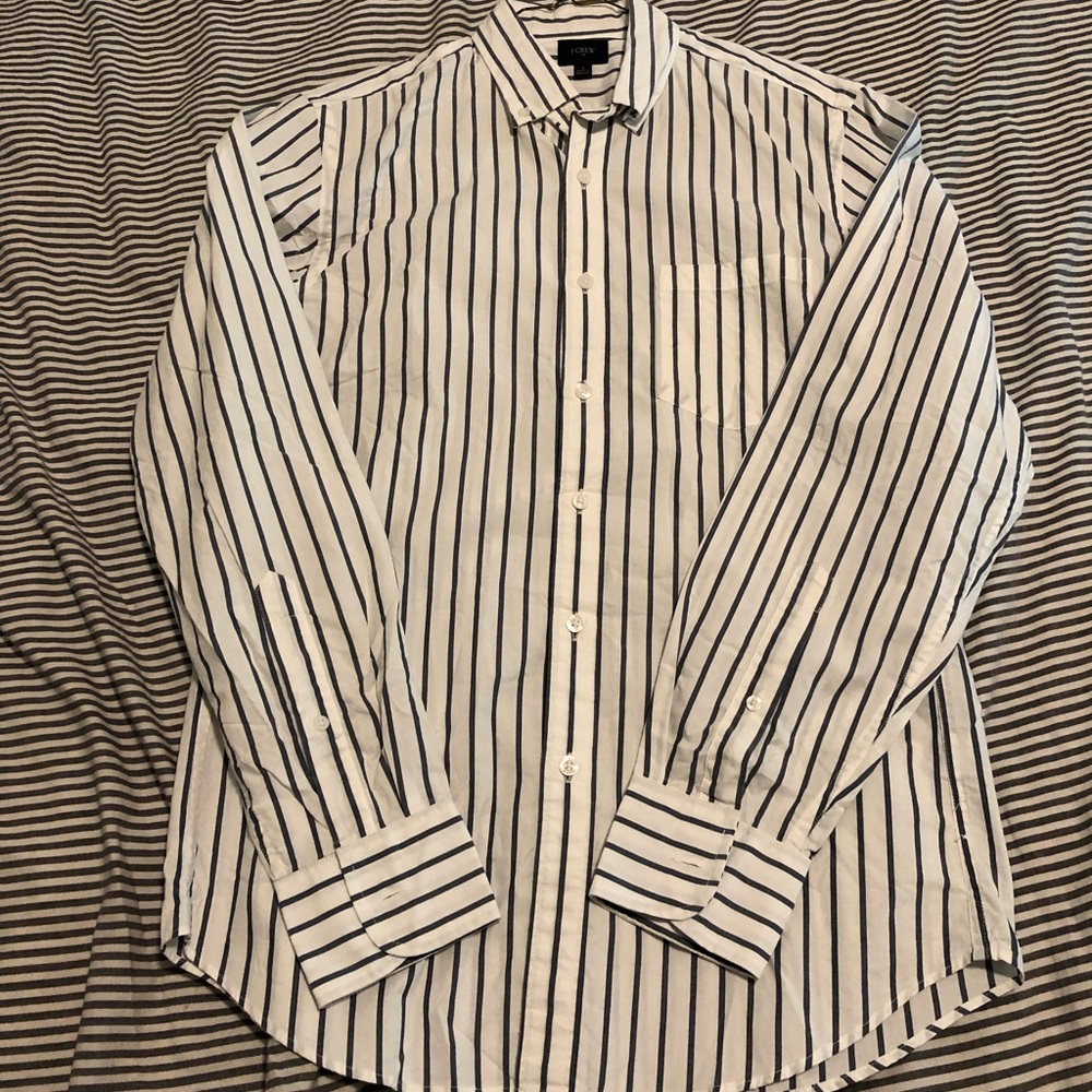 J. Crew striped shirt sz S